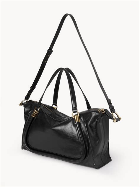 chloe paraty bag black|chloe paraty 24 bag.